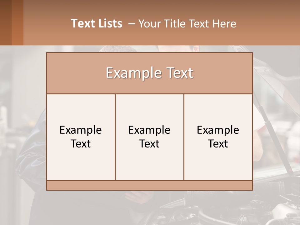 Two Men Looking At A Clipboard In Front Of A Car PowerPoint Template