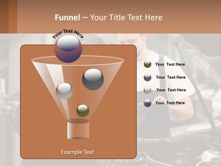 Two Men Looking At A Clipboard In Front Of A Car PowerPoint Template