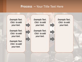 Two Men Looking At A Clipboard In Front Of A Car PowerPoint Template