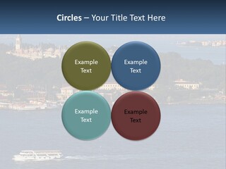 A Large Body Of Water With A Boat In It PowerPoint Template