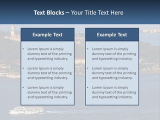 A Large Body Of Water With A Boat In It PowerPoint Template