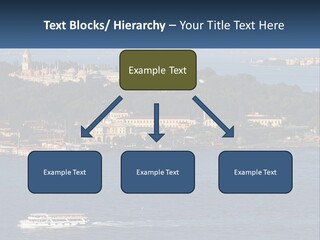 A Large Body Of Water With A Boat In It PowerPoint Template