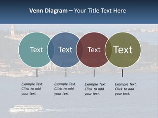 A Large Body Of Water With A Boat In It PowerPoint Template