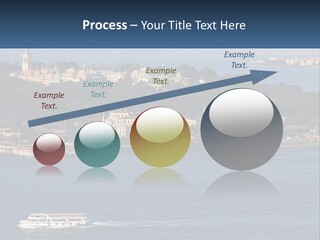 A Large Body Of Water With A Boat In It PowerPoint Template