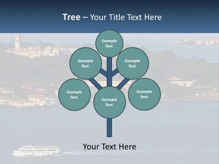 A Large Body Of Water With A Boat In It PowerPoint Template