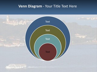 A Large Body Of Water With A Boat In It PowerPoint Template