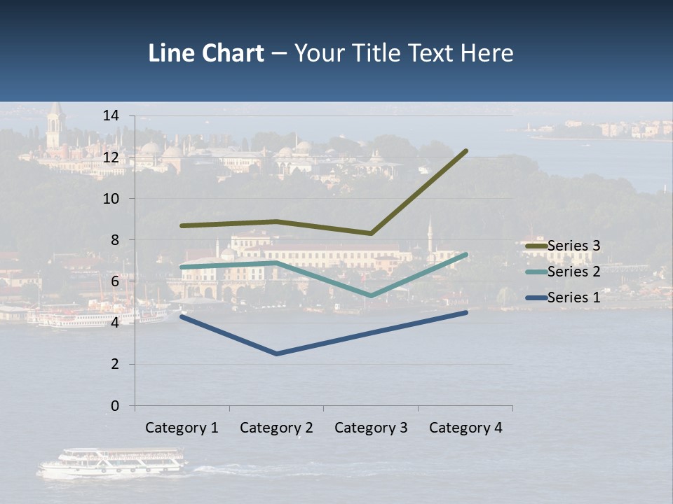 A Large Body Of Water With A Boat In It PowerPoint Template