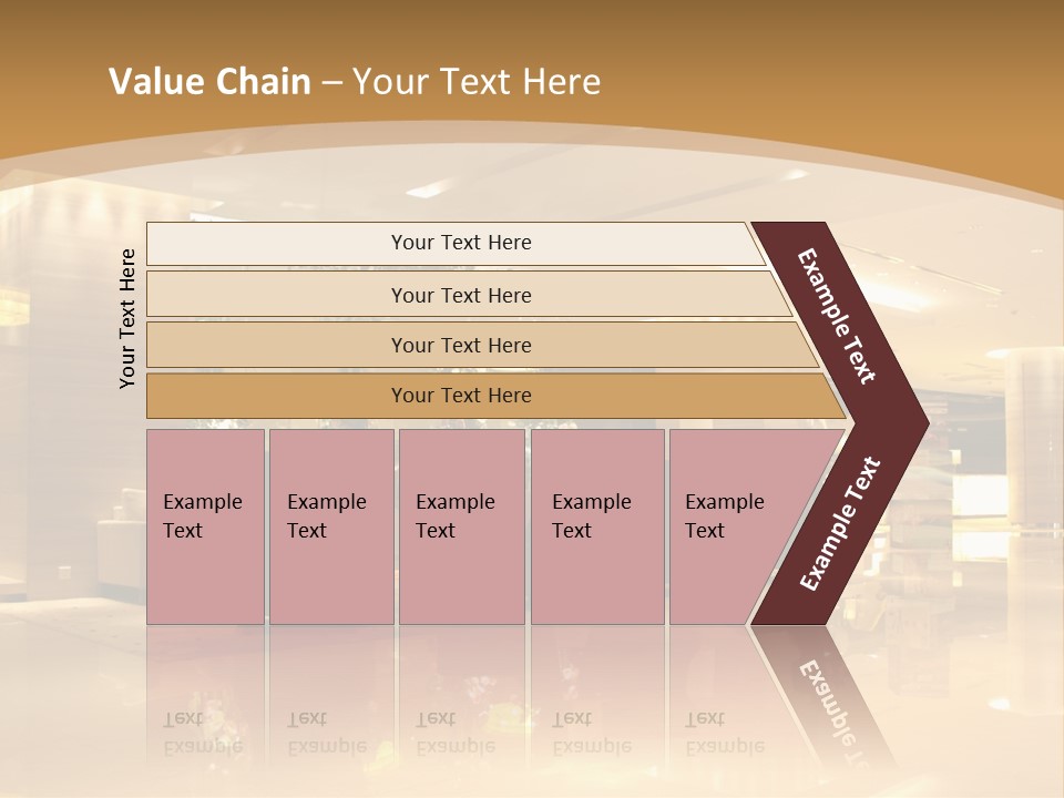 A Large Room With A Lot Of Chairs And Couches PowerPoint Template