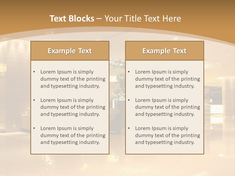 A Large Room With A Lot Of Chairs And Couches PowerPoint Template