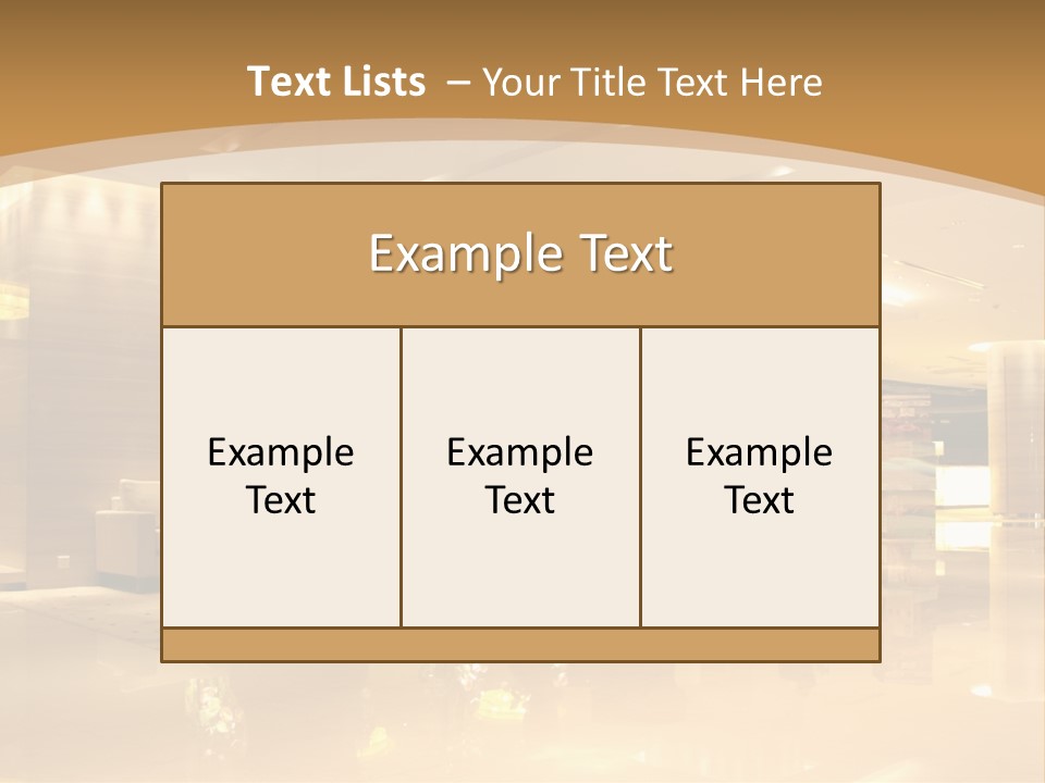 A Large Room With A Lot Of Chairs And Couches PowerPoint Template