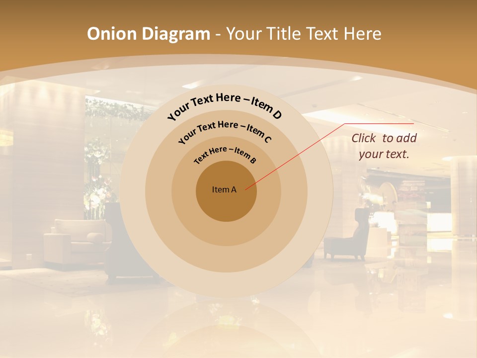 A Large Room With A Lot Of Chairs And Couches PowerPoint Template