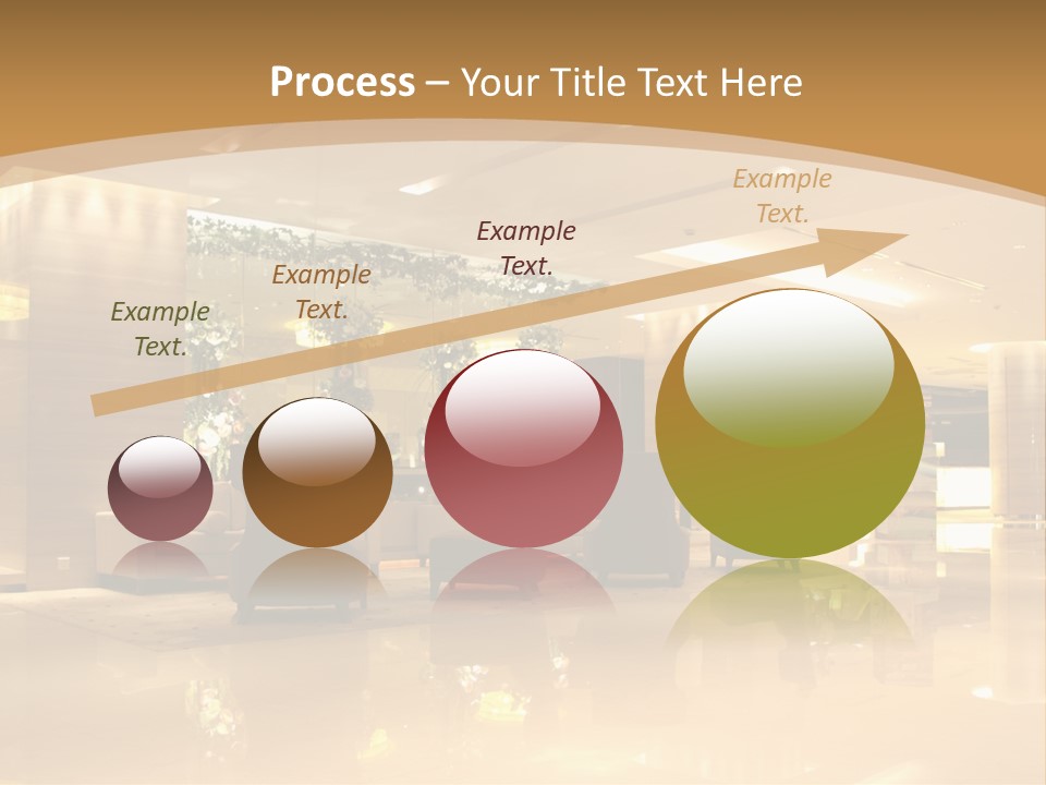 A Large Room With A Lot Of Chairs And Couches PowerPoint Template