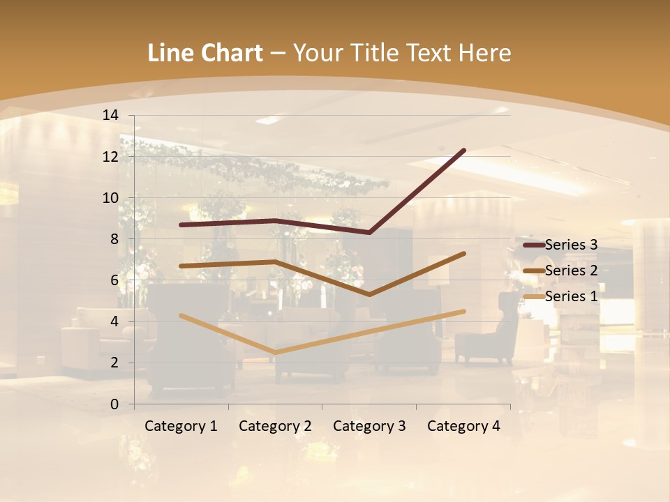 A Large Room With A Lot Of Chairs And Couches PowerPoint Template