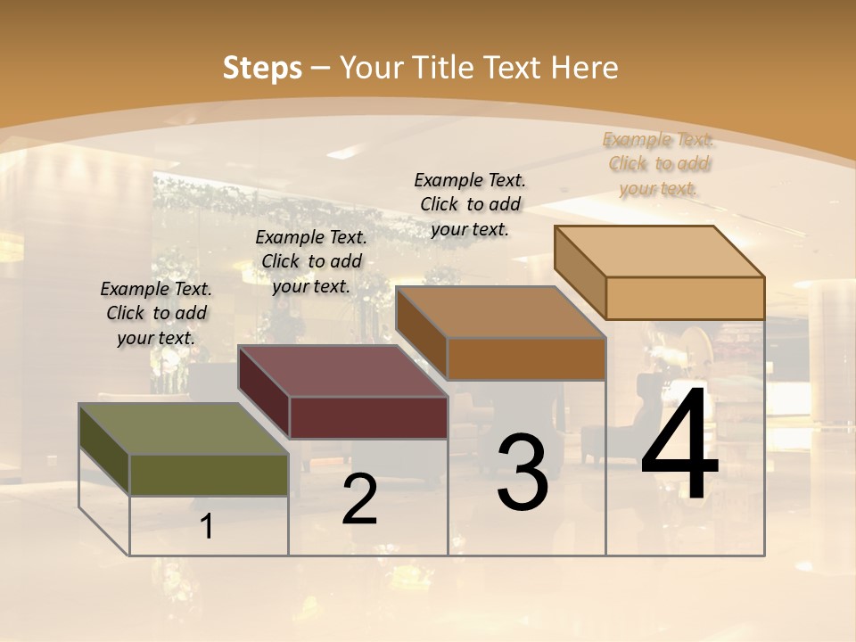 A Large Room With A Lot Of Chairs And Couches PowerPoint Template