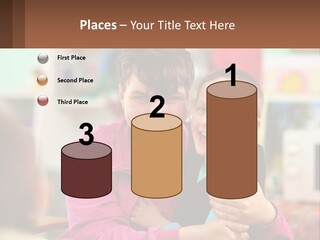 A Woman Holding A Small Child In Her Arms PowerPoint Template