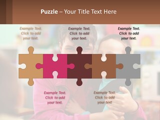 A Woman Holding A Small Child In Her Arms PowerPoint Template