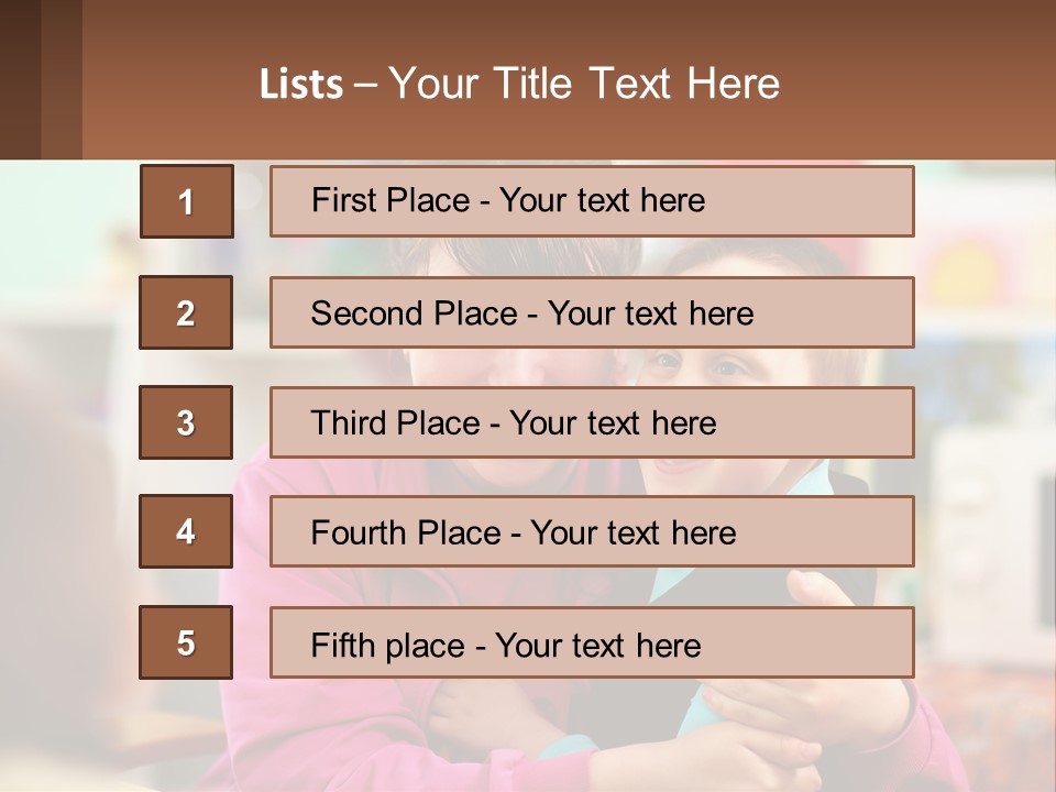 A Woman Holding A Small Child In Her Arms PowerPoint Template