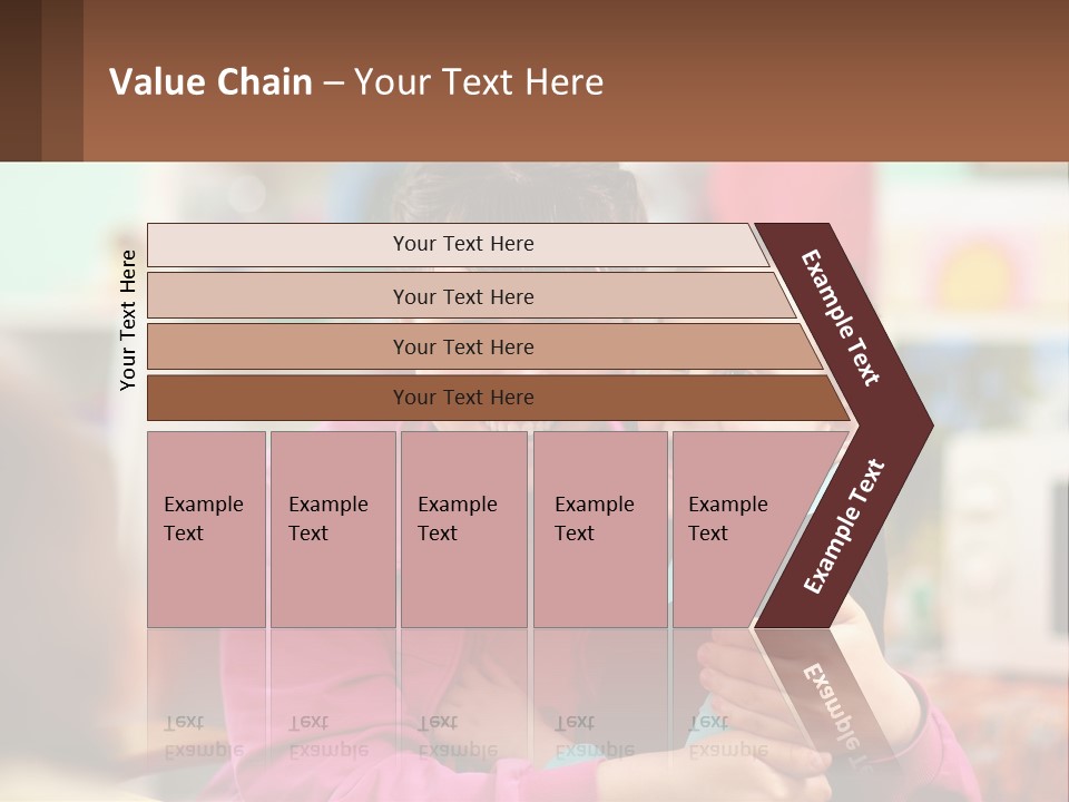 A Woman Holding A Small Child In Her Arms PowerPoint Template