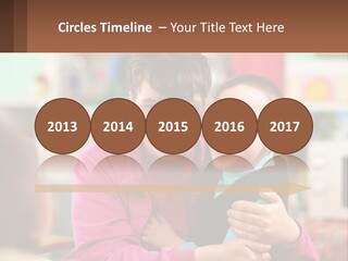 A Woman Holding A Small Child In Her Arms PowerPoint Template