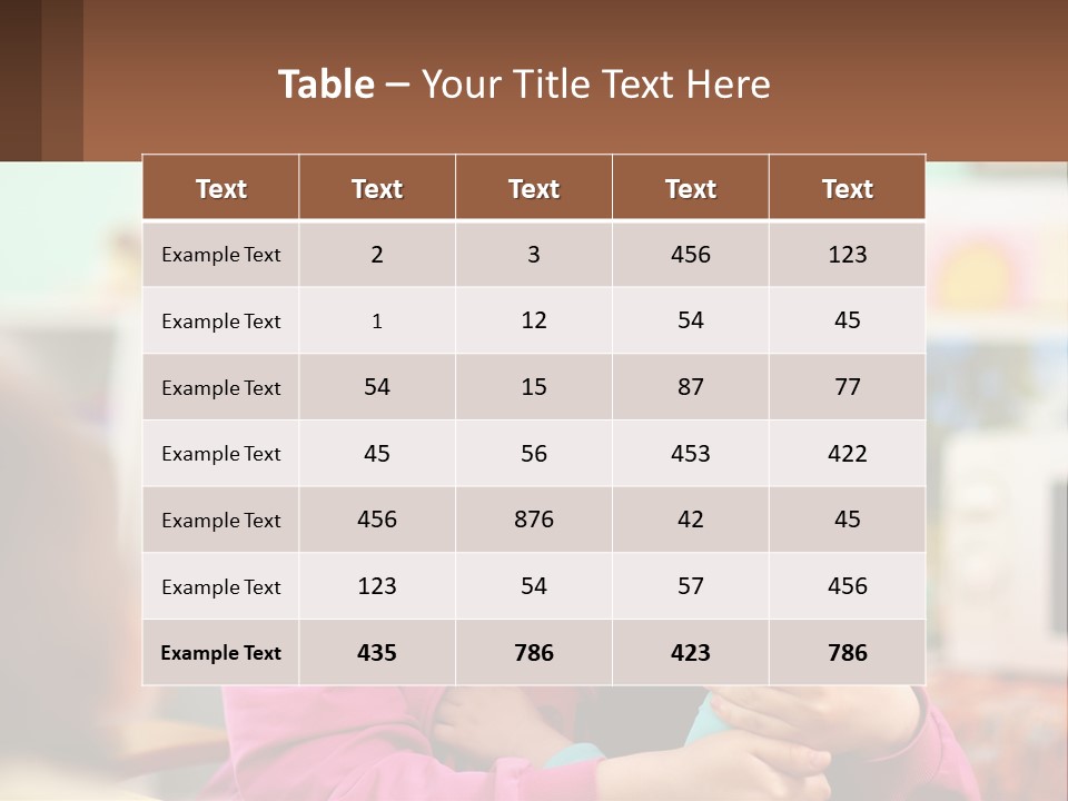 A Woman Holding A Small Child In Her Arms PowerPoint Template