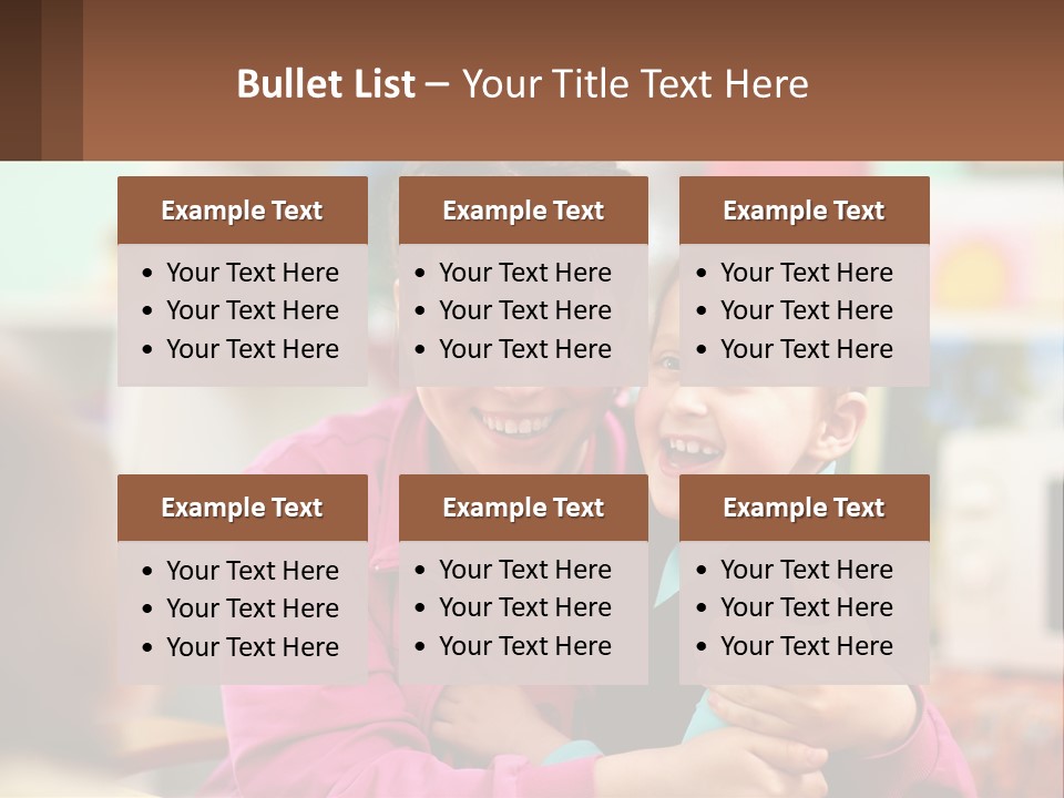 A Woman Holding A Small Child In Her Arms PowerPoint Template