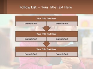 A Woman Holding A Small Child In Her Arms PowerPoint Template