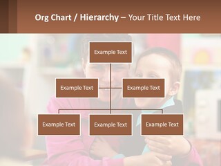 A Woman Holding A Small Child In Her Arms PowerPoint Template