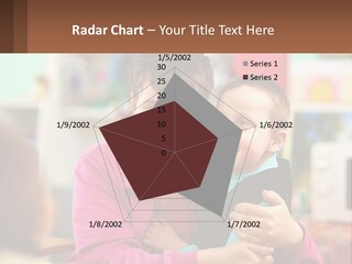 A Woman Holding A Small Child In Her Arms PowerPoint Template