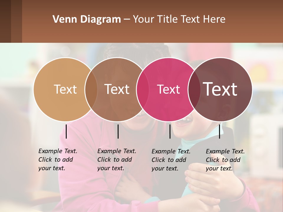 A Woman Holding A Small Child In Her Arms PowerPoint Template