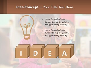 A Woman Holding A Small Child In Her Arms PowerPoint Template