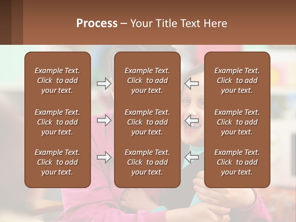 A Woman Holding A Small Child In Her Arms PowerPoint Template