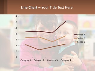 A Woman Holding A Small Child In Her Arms PowerPoint Template