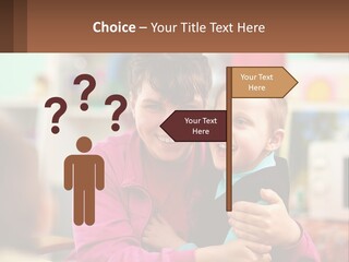 A Woman Holding A Small Child In Her Arms PowerPoint Template