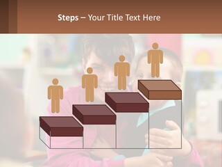 A Woman Holding A Small Child In Her Arms PowerPoint Template