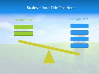 A Green Field With A Tree In The Middle Of It PowerPoint Template