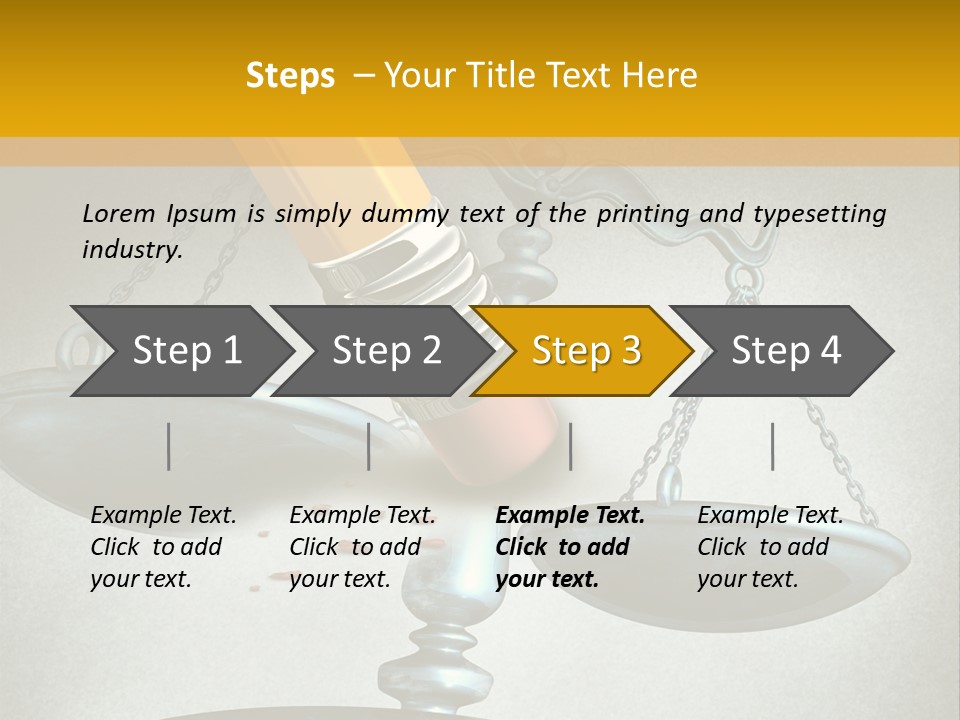 A Pencil And A Pencil On Top Of A Scale PowerPoint Template