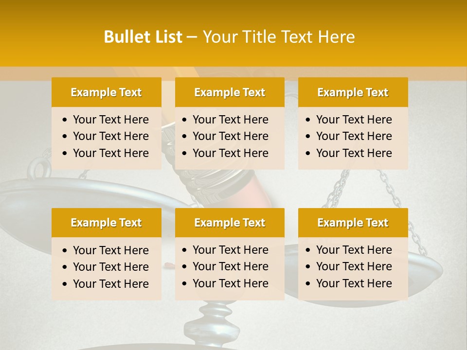 A Pencil And A Pencil On Top Of A Scale PowerPoint Template