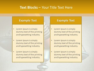 A Pencil And A Pencil On Top Of A Scale PowerPoint Template