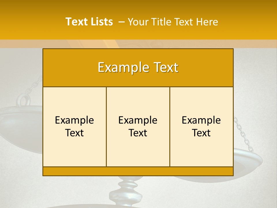 A Pencil And A Pencil On Top Of A Scale PowerPoint Template