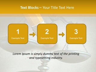 A Pencil And A Pencil On Top Of A Scale PowerPoint Template