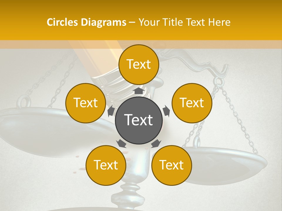 A Pencil And A Pencil On Top Of A Scale PowerPoint Template