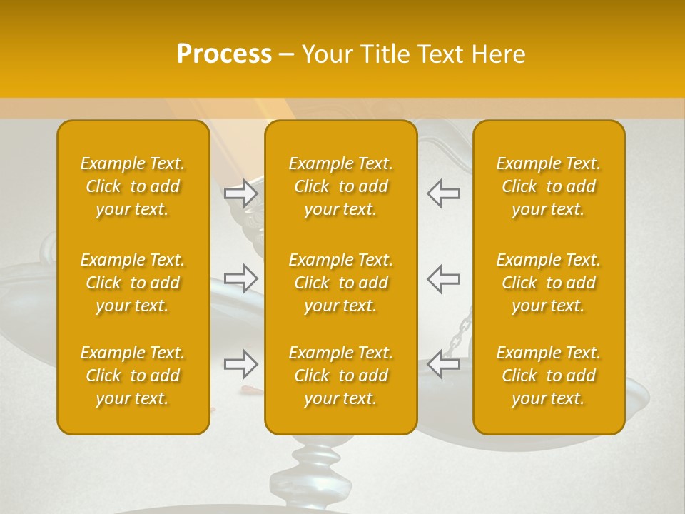 A Pencil And A Pencil On Top Of A Scale PowerPoint Template