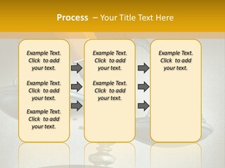 A Pencil And A Pencil On Top Of A Scale PowerPoint Template
