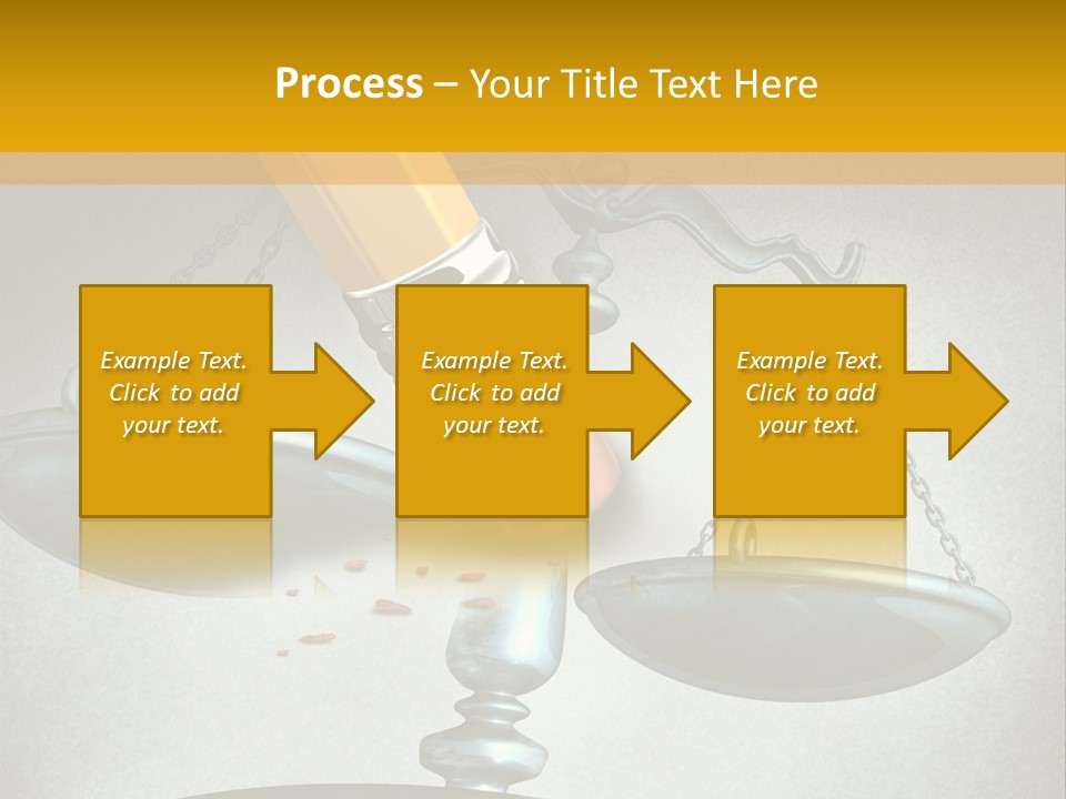 A Pencil And A Pencil On Top Of A Scale PowerPoint Template