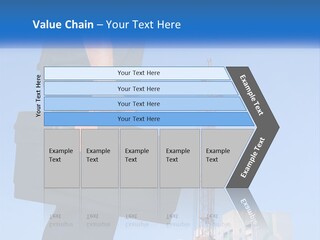 A Construction Worker Holding A Tool Box In Front Of A Crane PowerPoint Template