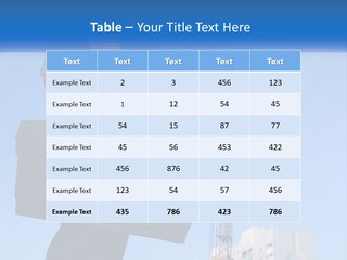 A Construction Worker Holding A Tool Box In Front Of A Crane PowerPoint Template