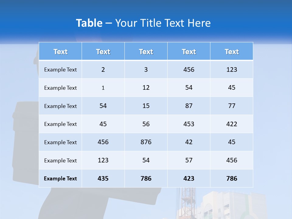 A Construction Worker Holding A Tool Box In Front Of A Crane PowerPoint Template