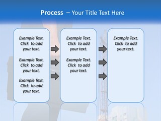A Construction Worker Holding A Tool Box In Front Of A Crane PowerPoint Template