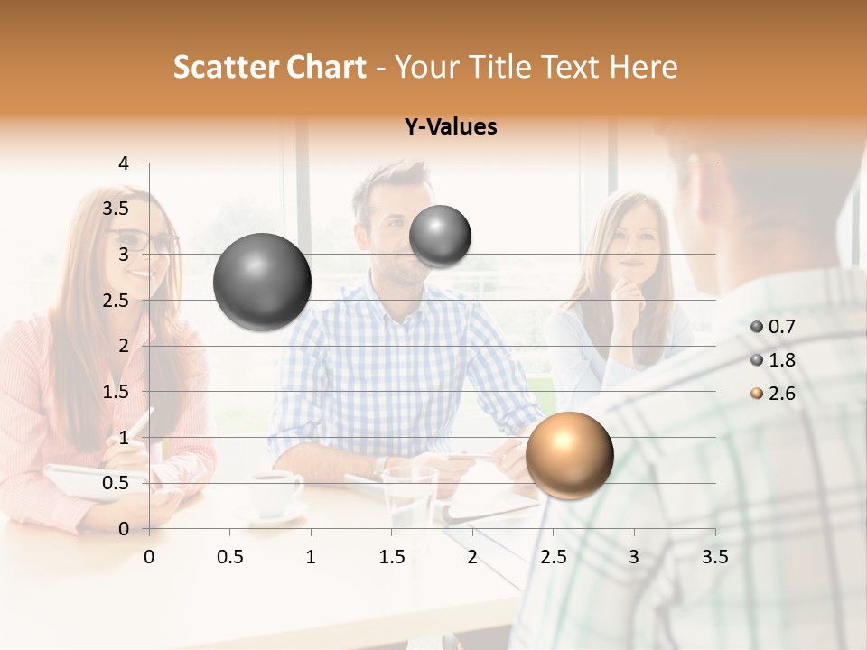 A Group Of People Sitting Around A Table PowerPoint Template