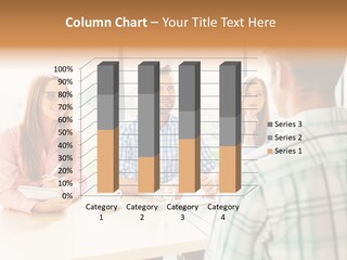 A Group Of People Sitting Around A Table PowerPoint Template